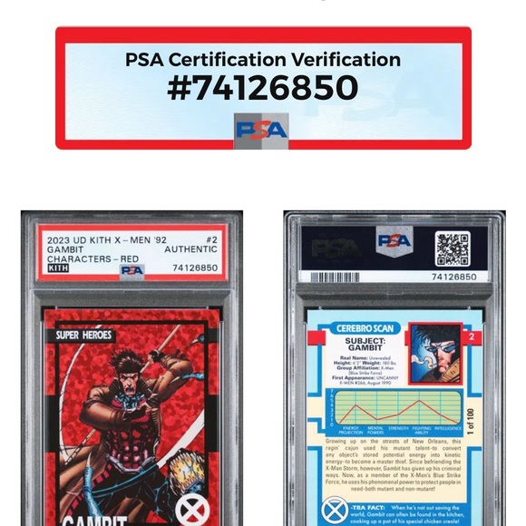 Kith X-men ASICS w/ 1of100 trading card - Picture 7 of 9